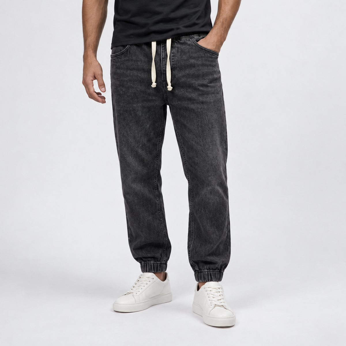 Antrasit · Formmen Jogger Pantolon — üç çeyrek ön görünüş