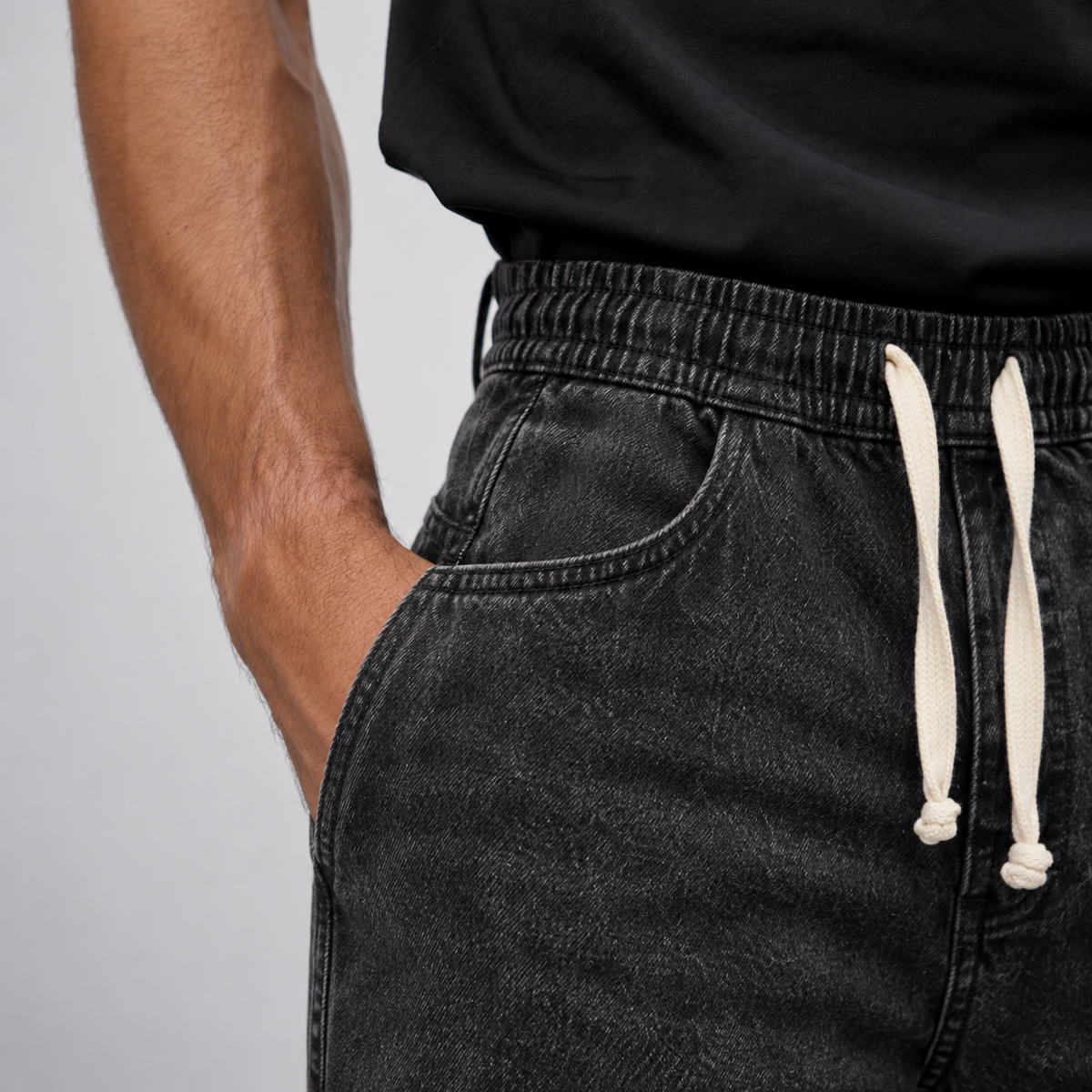Antrasit · Formmen Jogger Pantolon — cep yakın planı