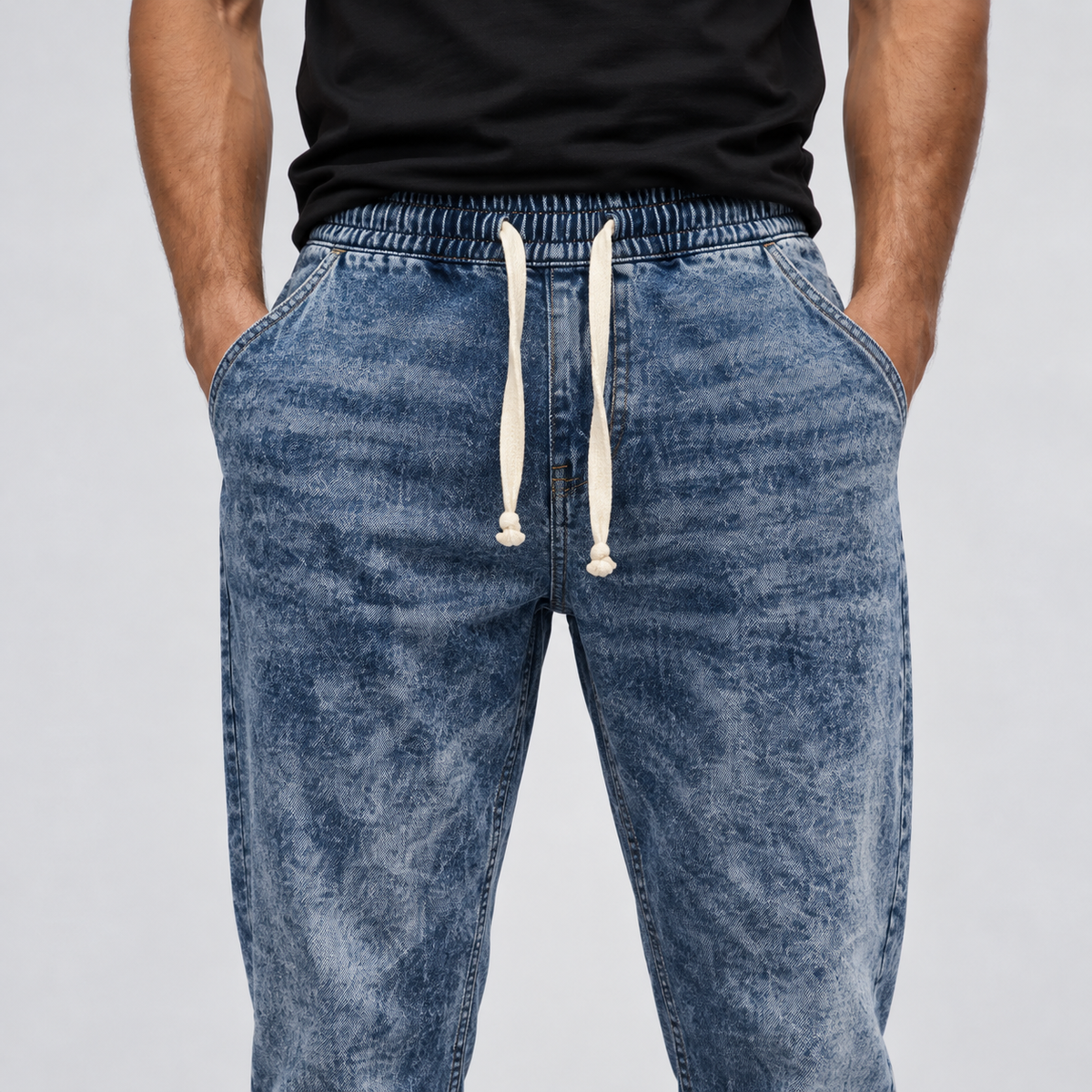 Mavi · Formmen Jogger Pantolon — cep yakın planı