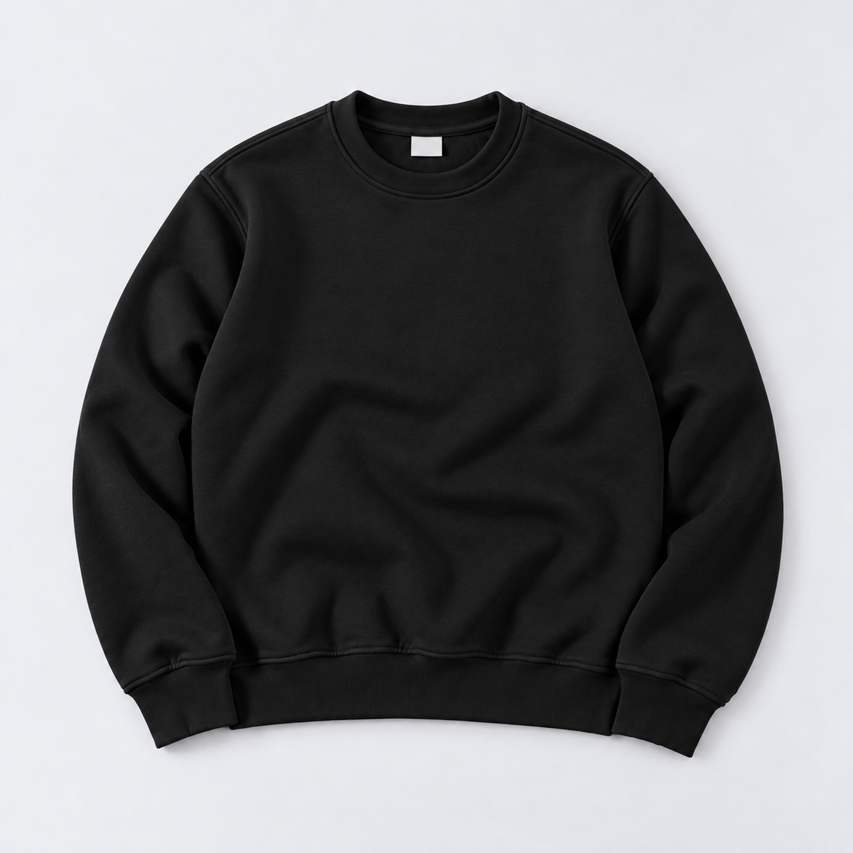 Siyah · Formmen Sweatshirt — tam ürün çekimi