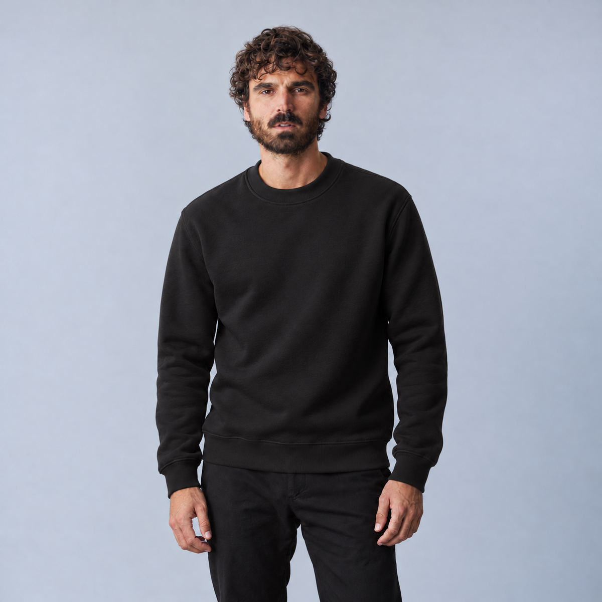 Siyah · Formmen Sweatshirt — ön ana görsel