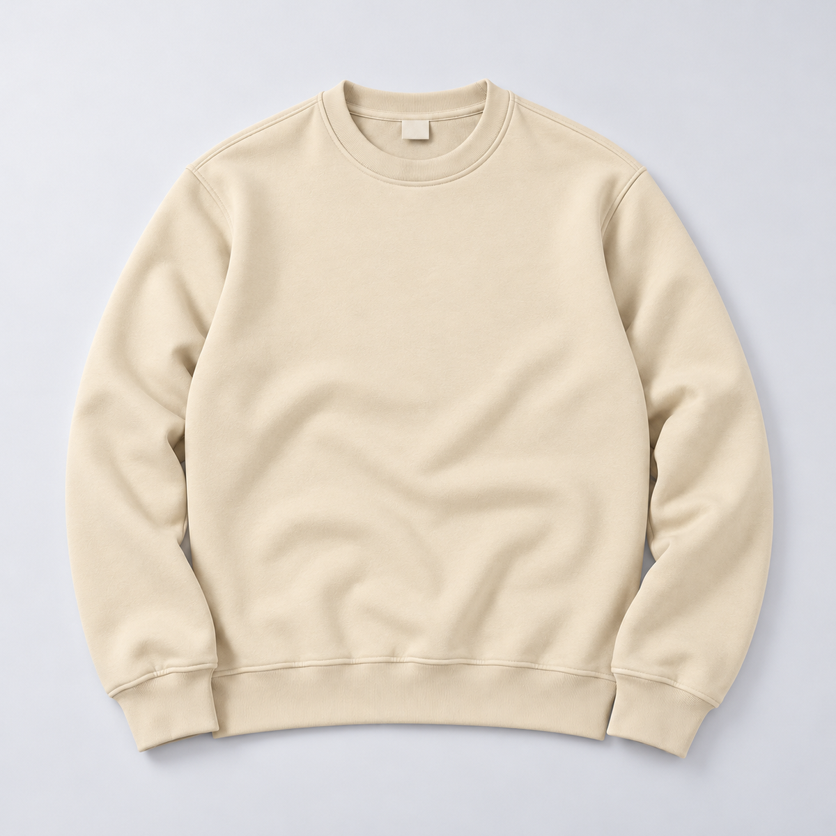 Krem · Formmen Sweatshirt — tam ürün çekimi